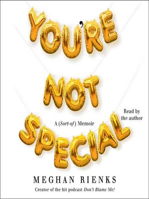 cover image of You're Not Special